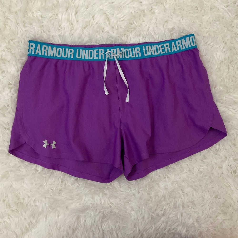 Under Armour Running Shorts - Purple - Size XL‎